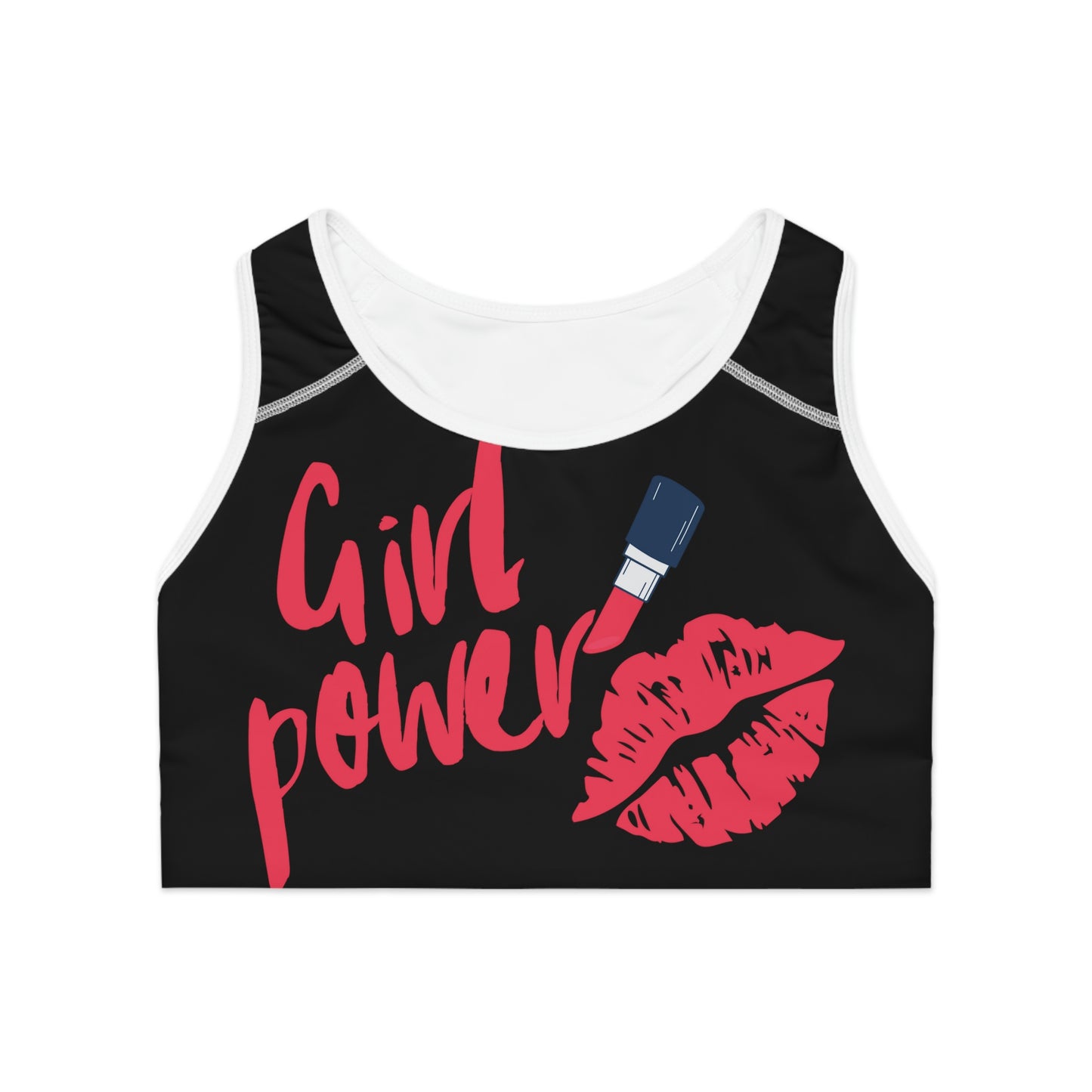 Sports Girl Power Bra (Black)