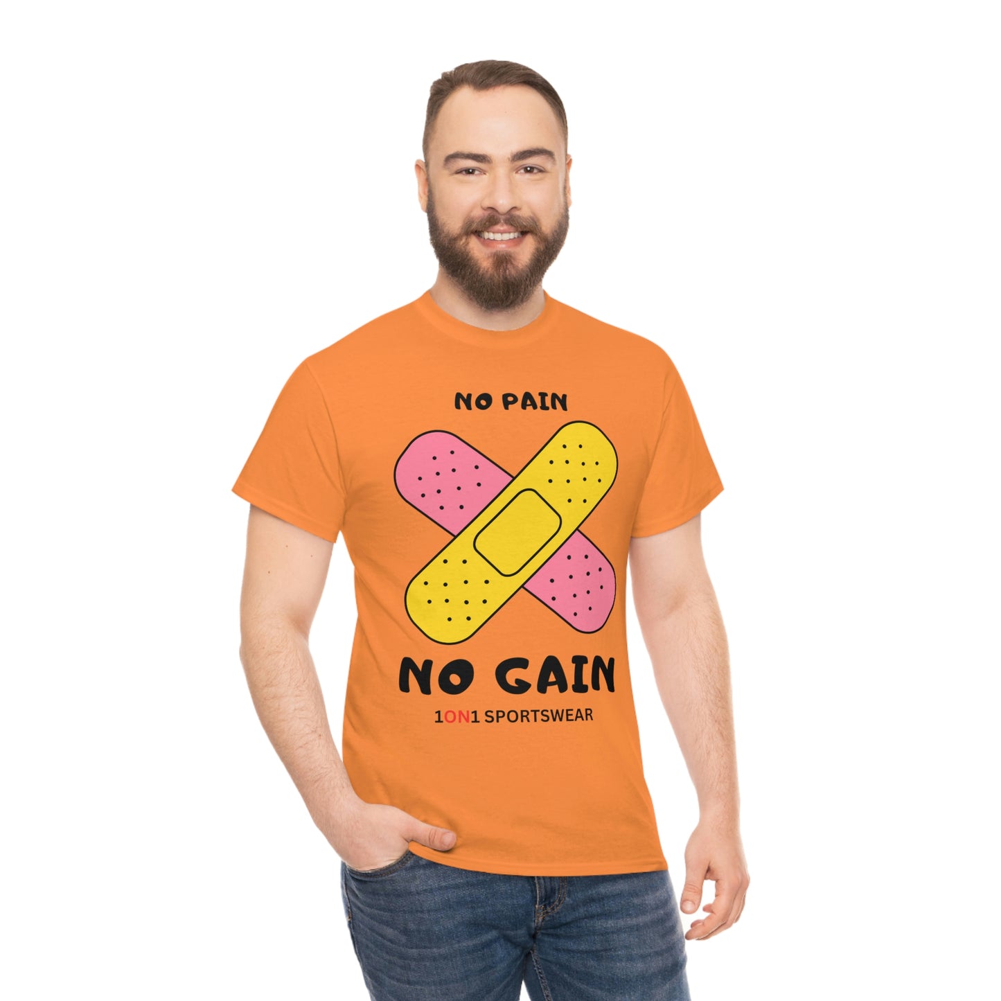 No Pain No Gain Heavy Cotton Tee