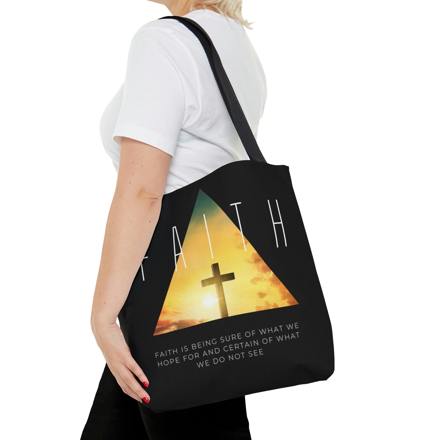 Faith Tote Bag (Black)