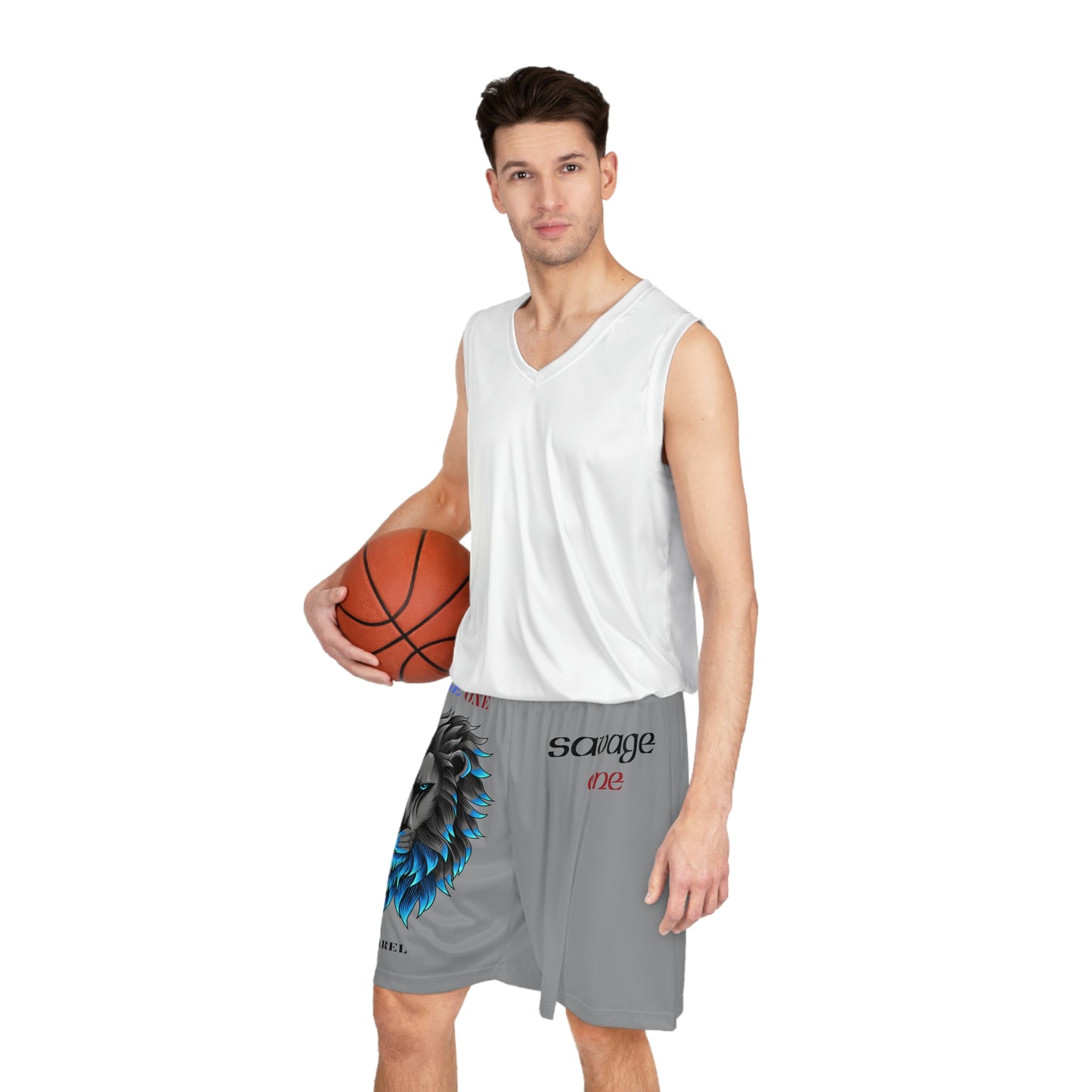 Savage ONE Basketball Shorts (Grey)