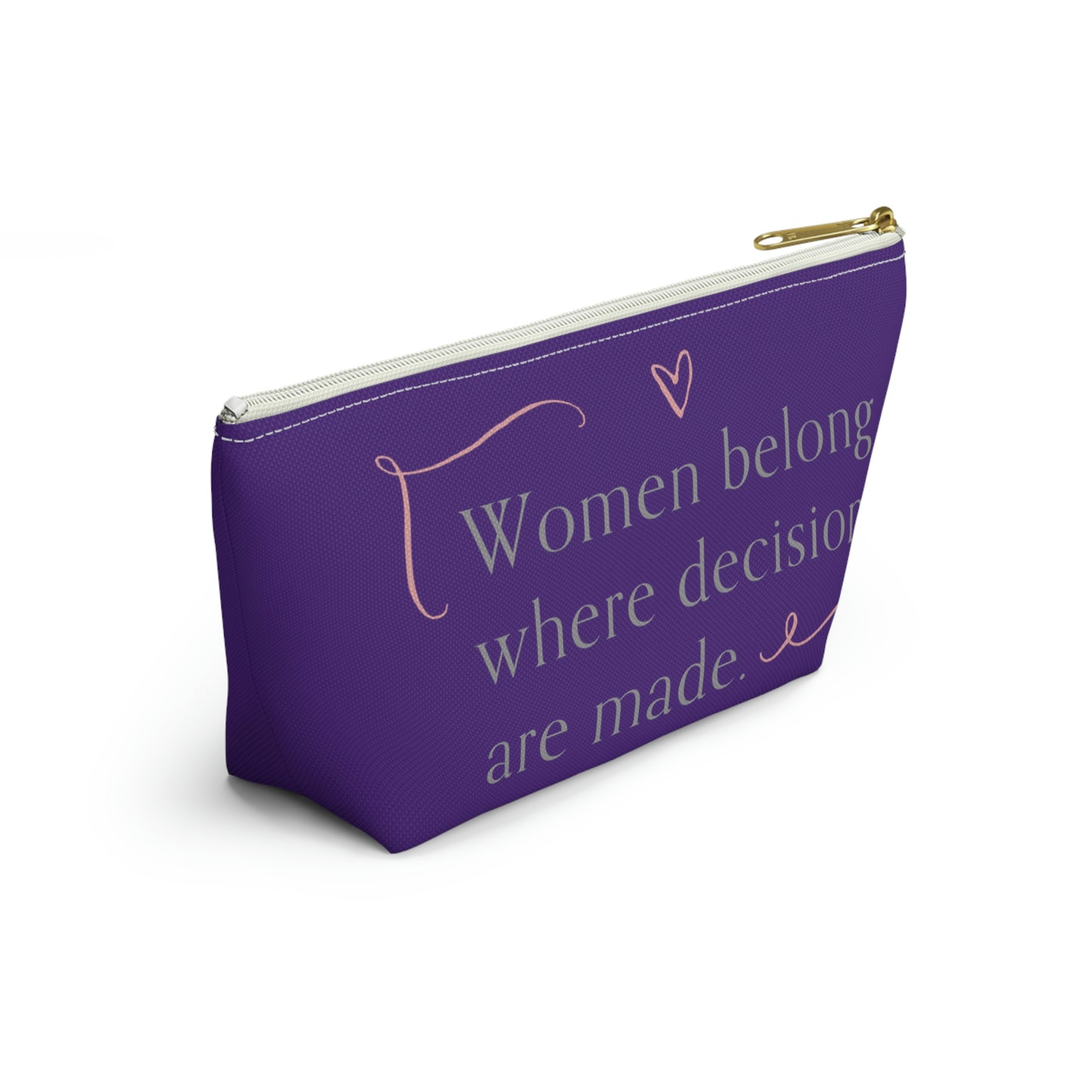 Accessory Purple Pouch w T-bottom