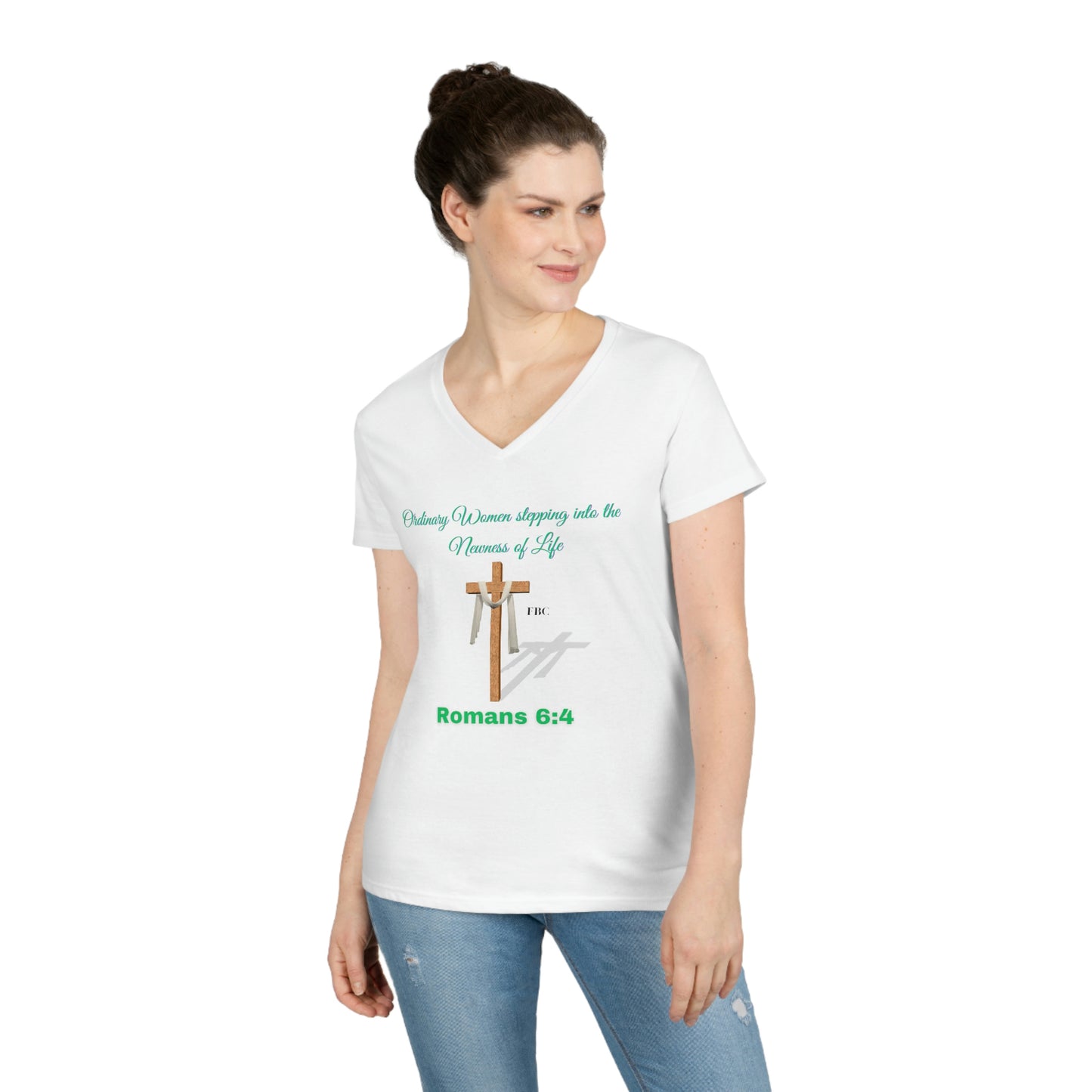 FBC Ladies' V-Neck T-Shirt