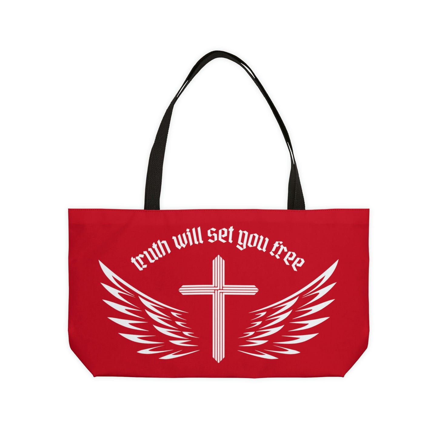 Truth Weekender Tote Bag (Red)