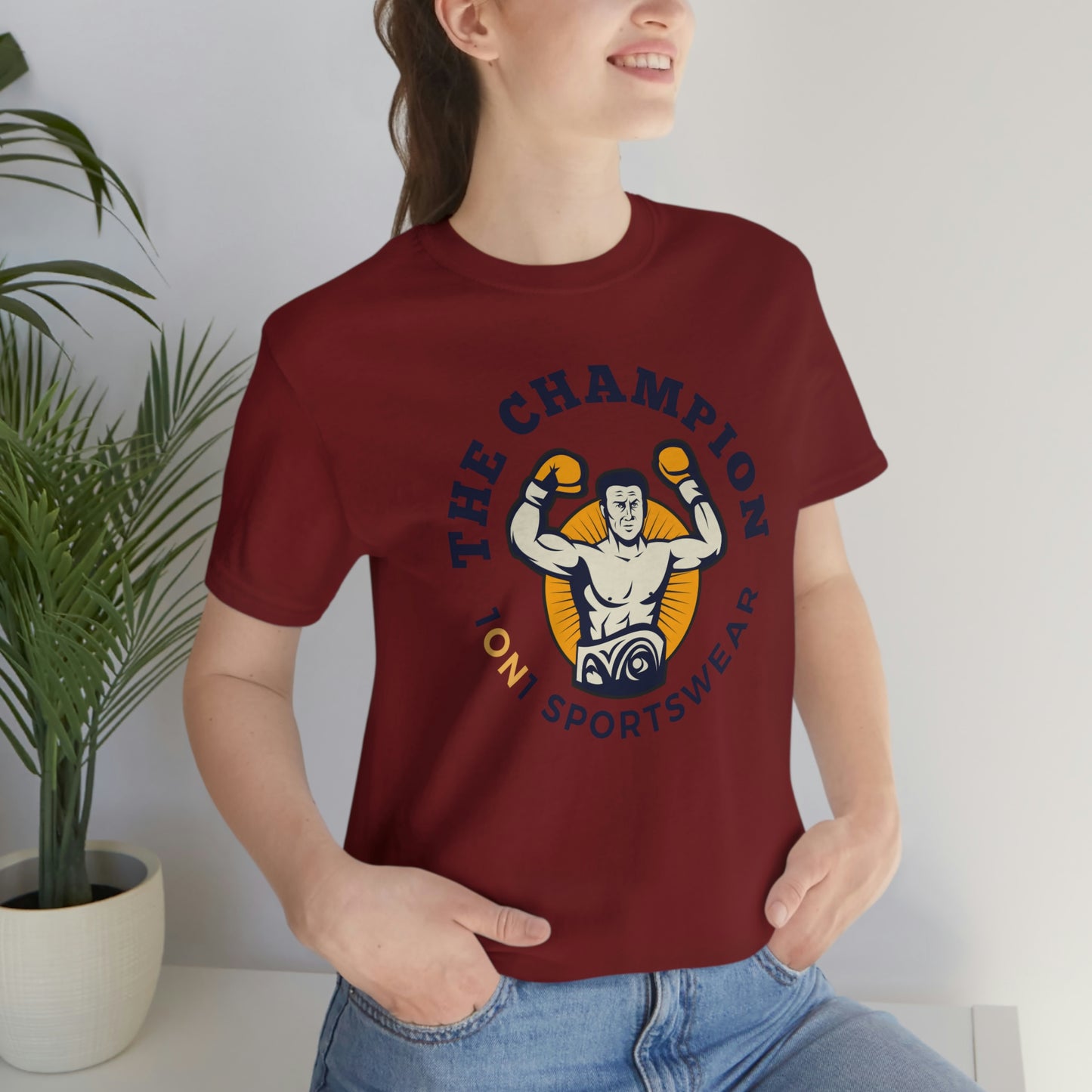 The Champion Unisex Jersey Short Sleeve Tee