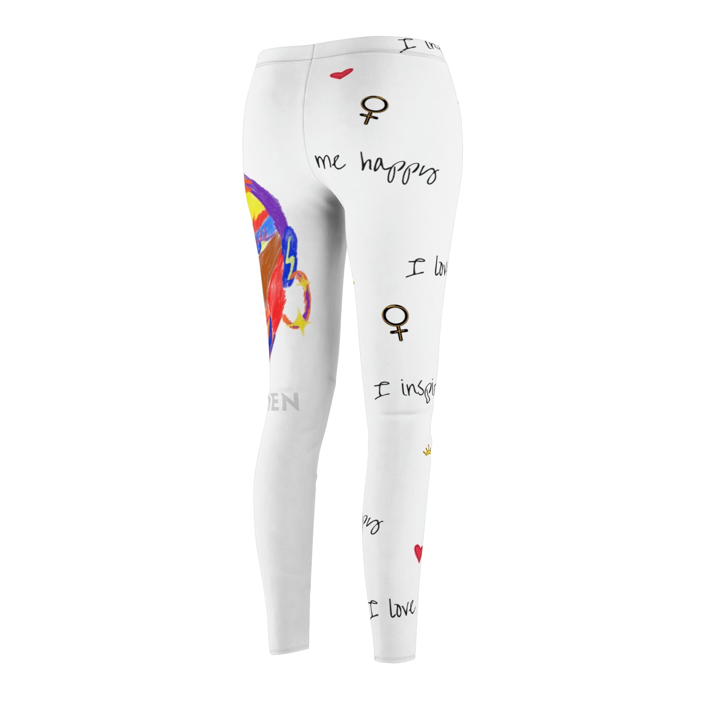 Women's Happy Love Casual Leggings