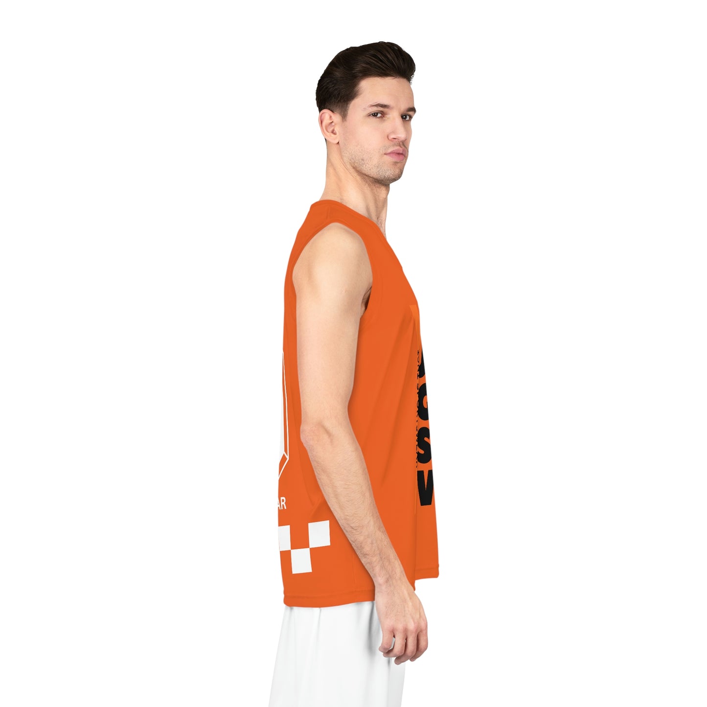 Get Served Basketball Jersey (Orange)