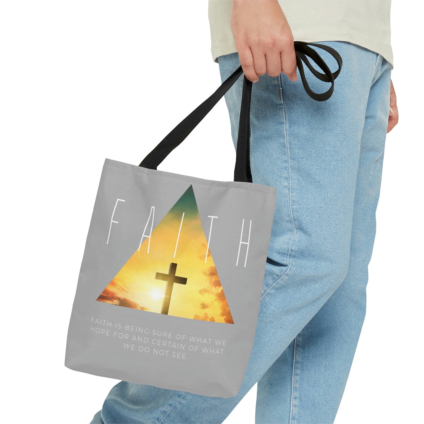 Faith Tote Bag (Grey)