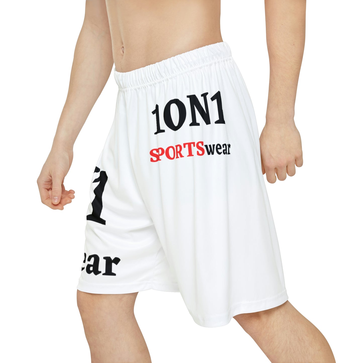 Men’s Sports Shorts (White)