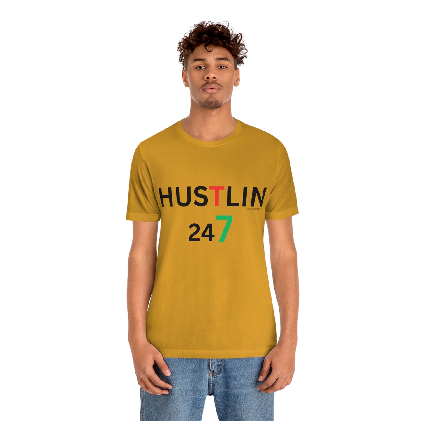 Unisex Hustlin Jersey Short Sleeve Tee