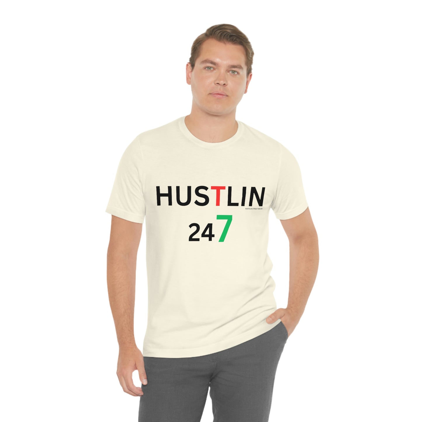 Unisex Hustlin Jersey Short Sleeve Tee