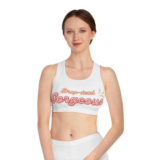 Sports Drop Dead Gorgeous Power Bra (White)