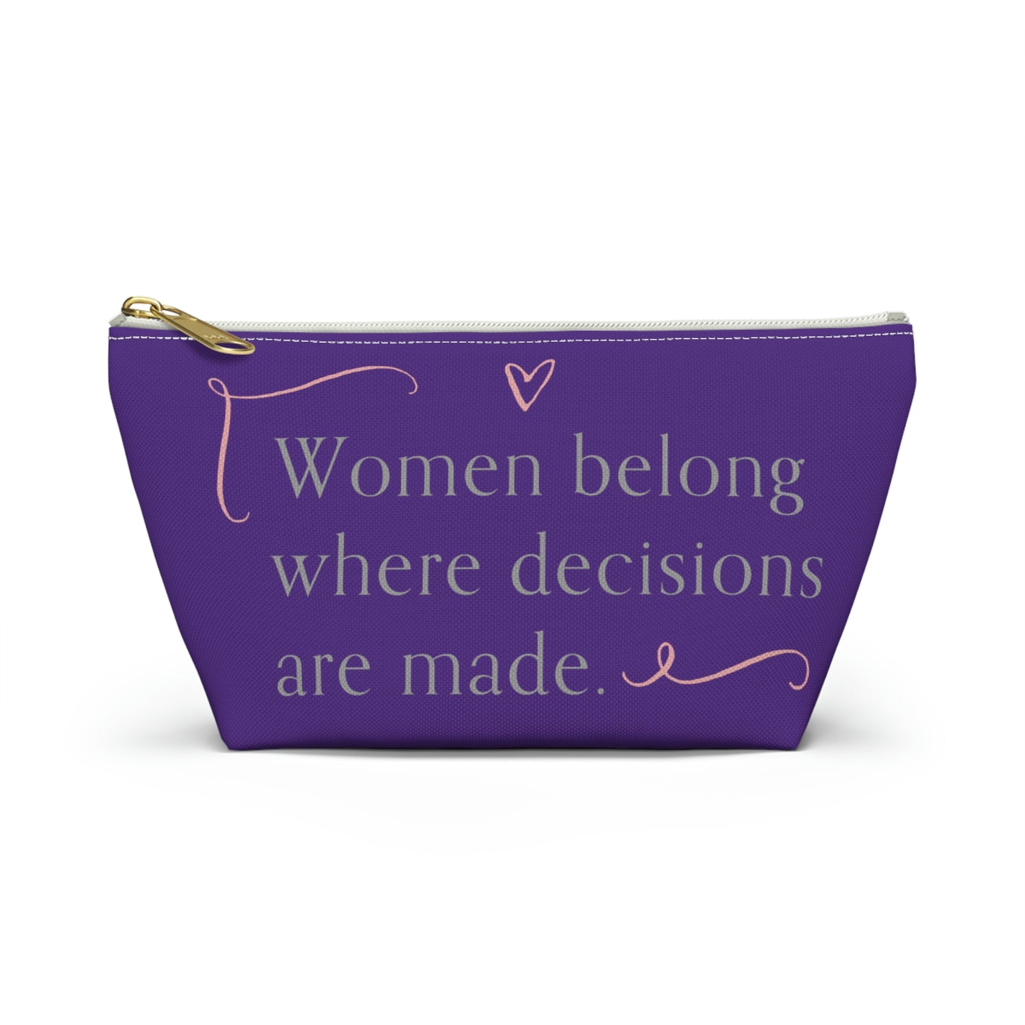 Accessory Purple Pouch w T-bottom