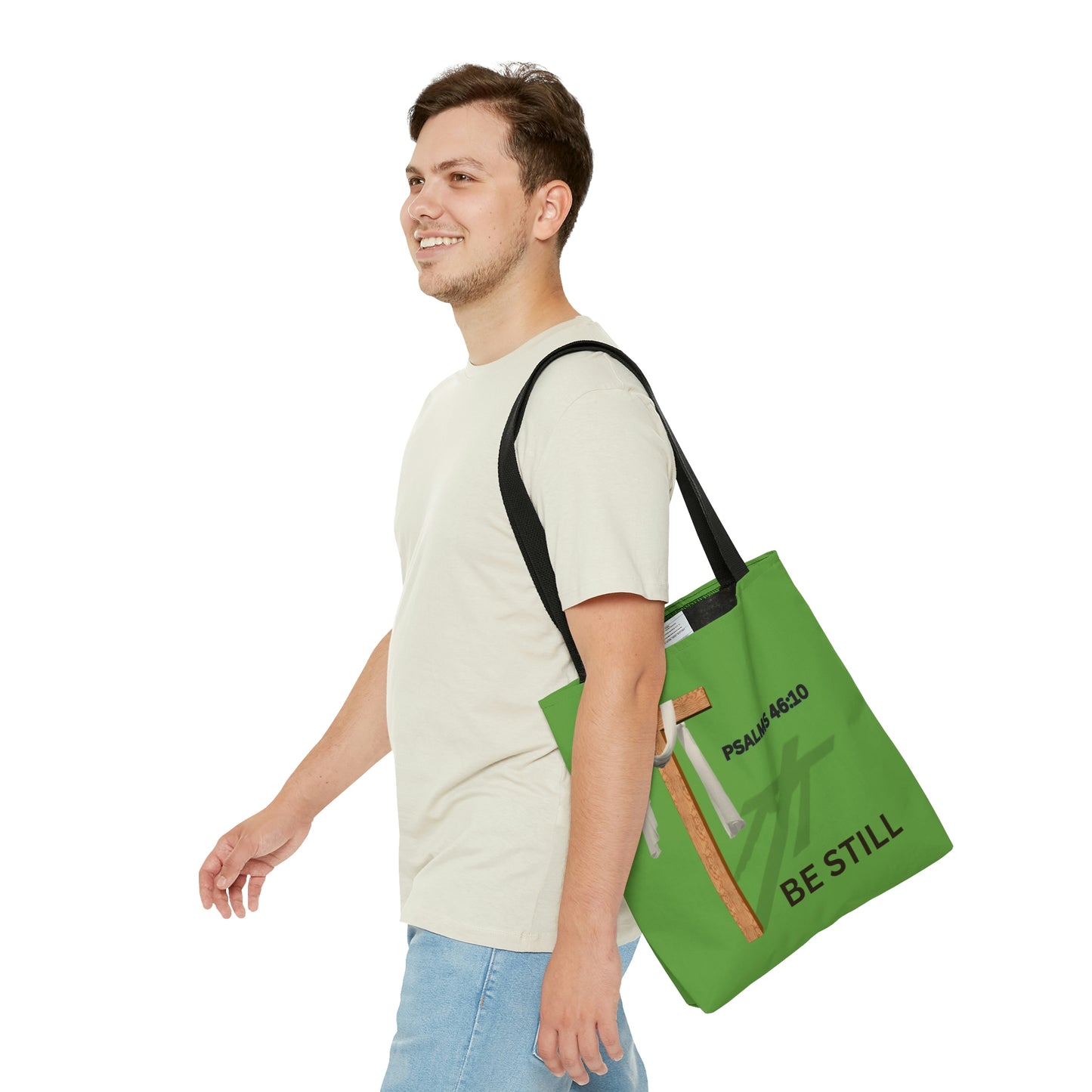 Be Still Tote Bag (GREEN)