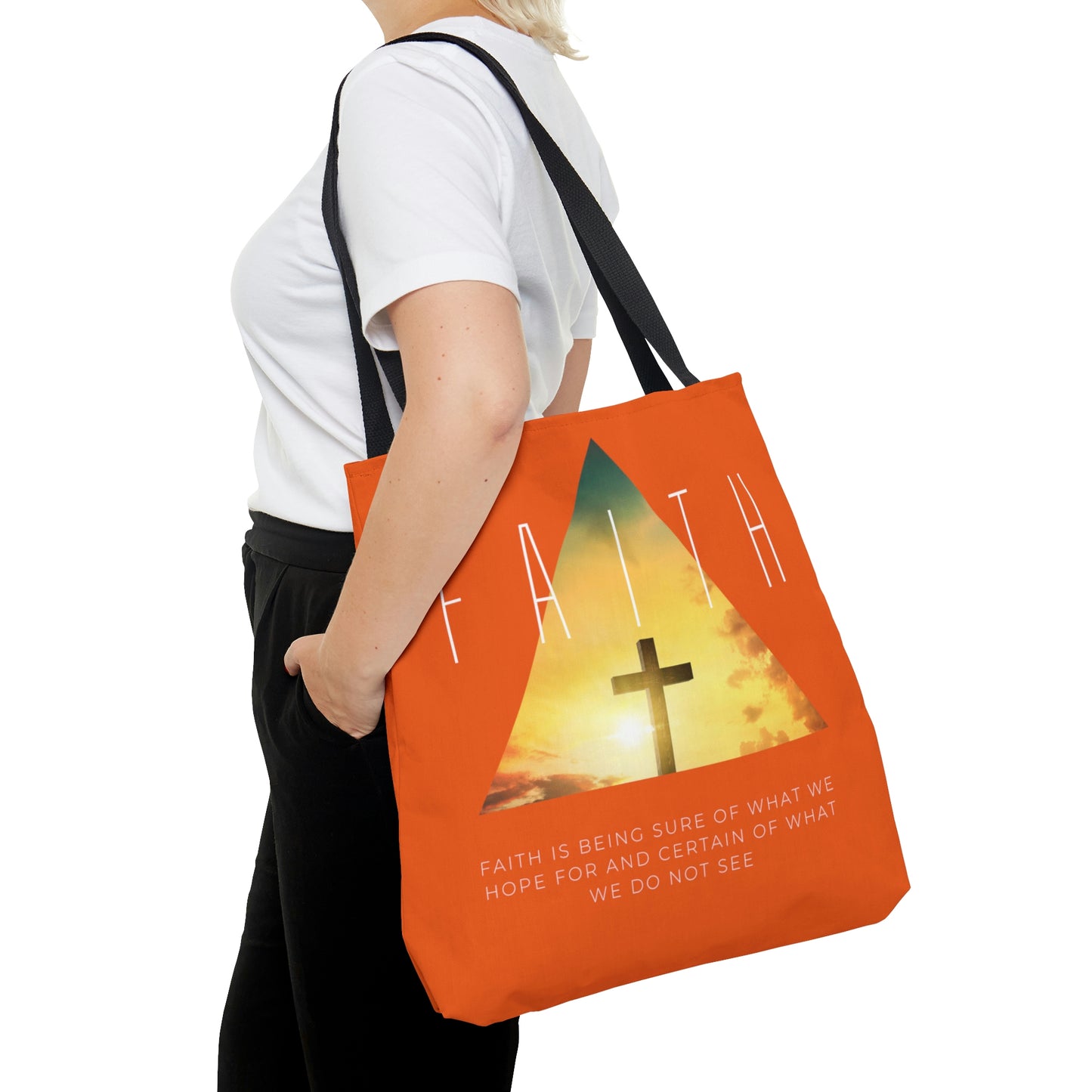 Faith Tote Bag (Orange)