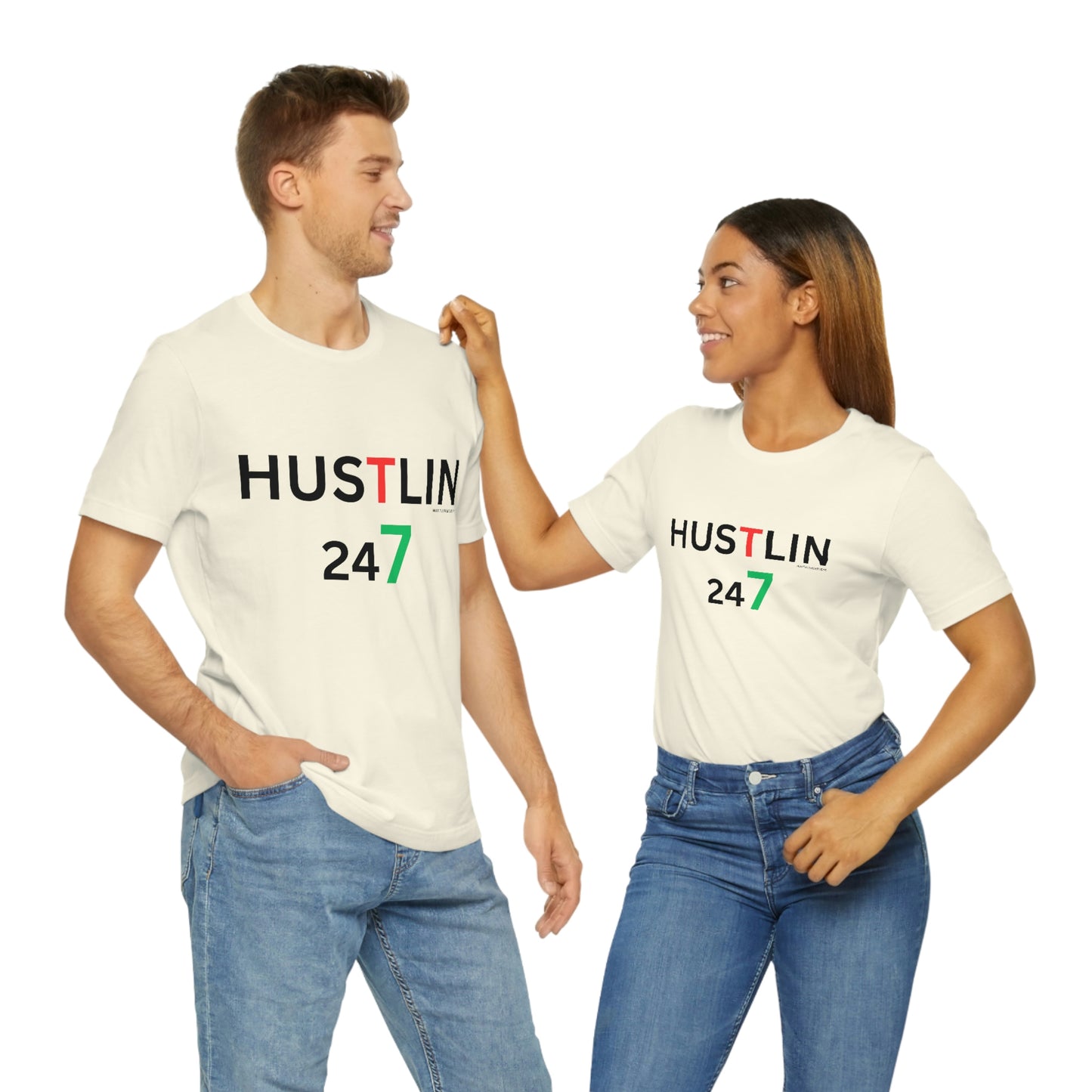 Unisex Hustlin Jersey Short Sleeve Tee