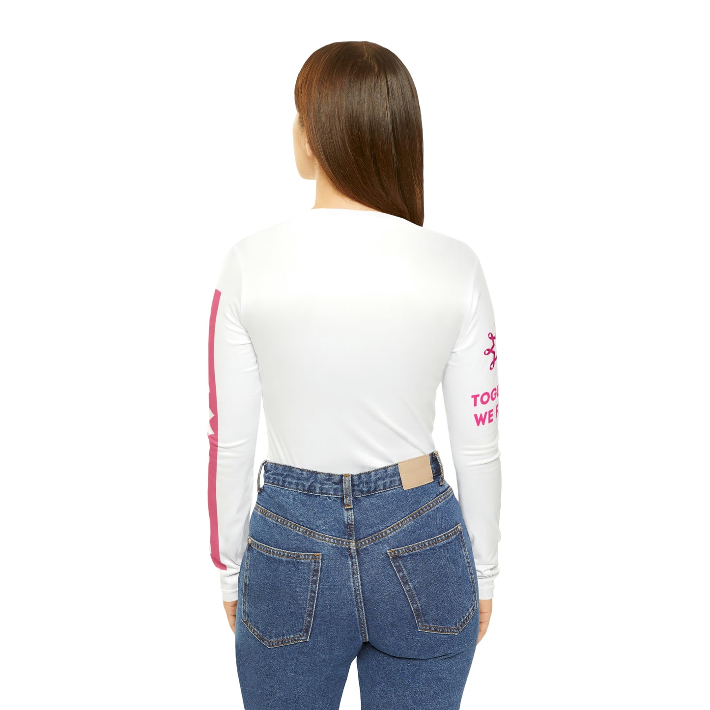 Cancer Awareness Long Sleeve V-neck Shirt