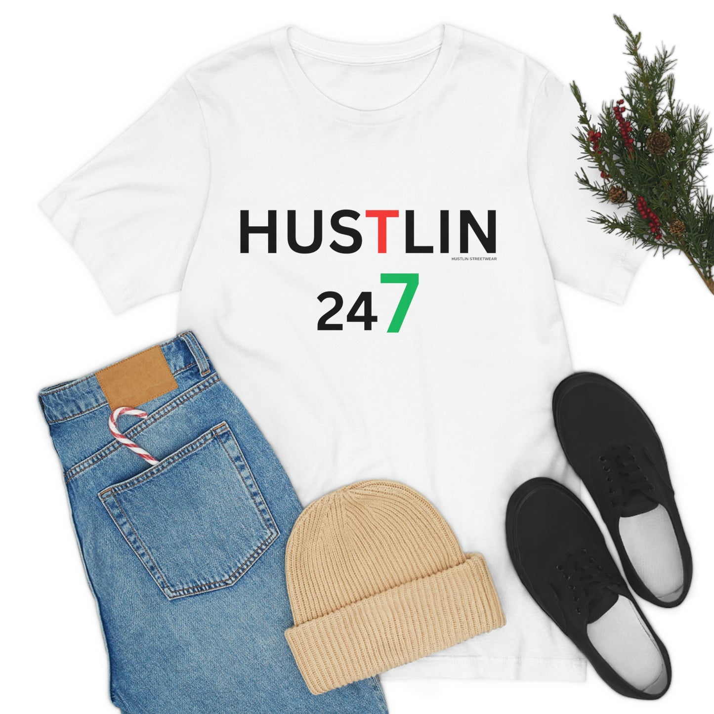 Unisex Hustlin Jersey Short Sleeve Tee