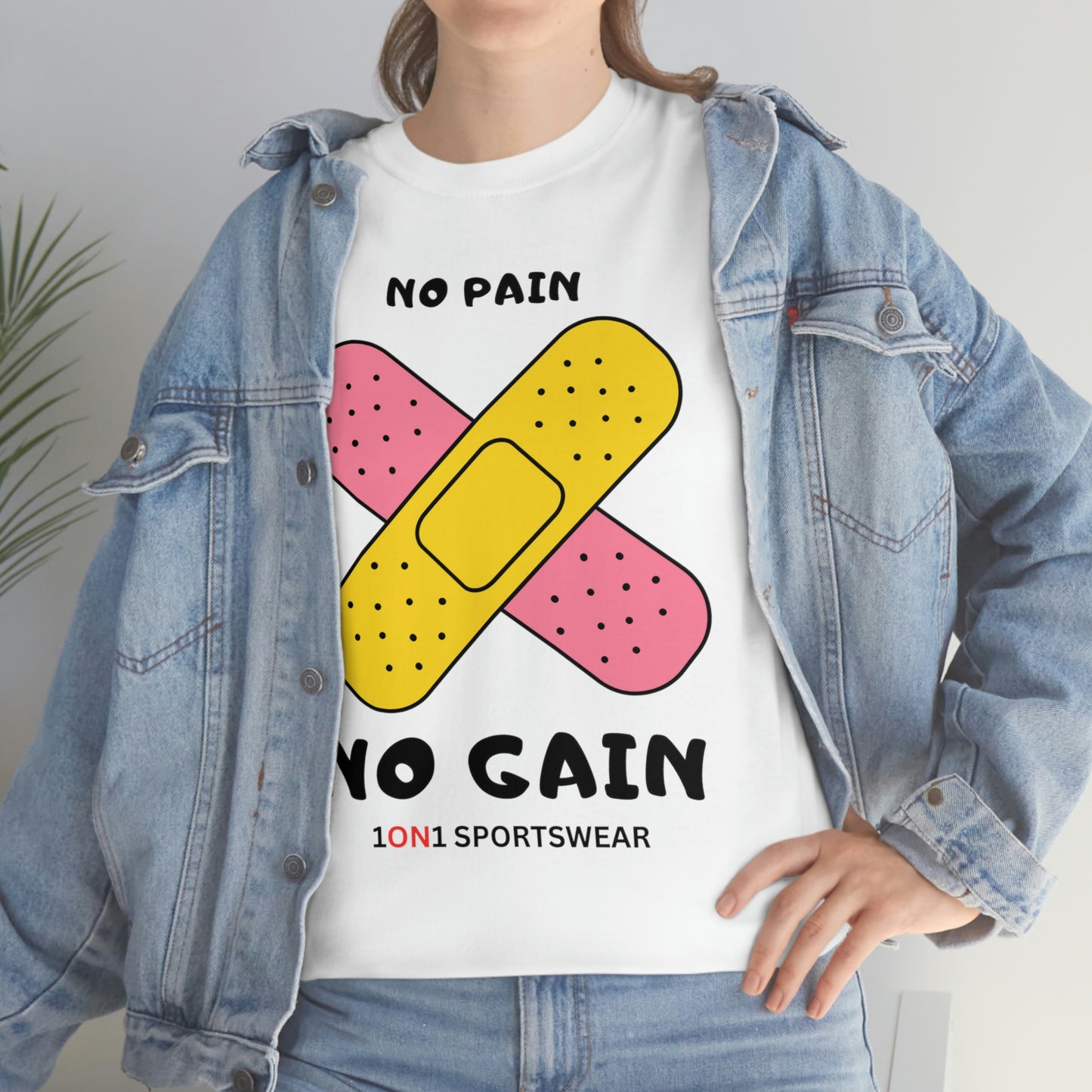 No Pain No Gain Heavy Cotton Tee