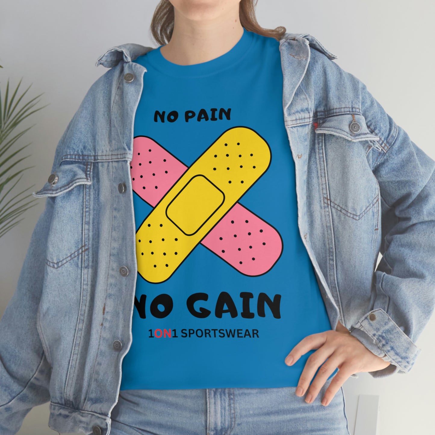 No Pain No Gain Heavy Cotton Tee