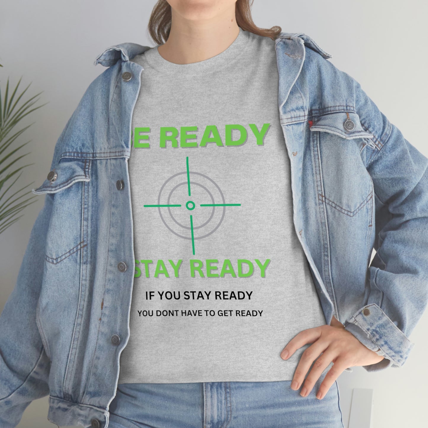 Be ready Unisex Heavy Cotton Tee