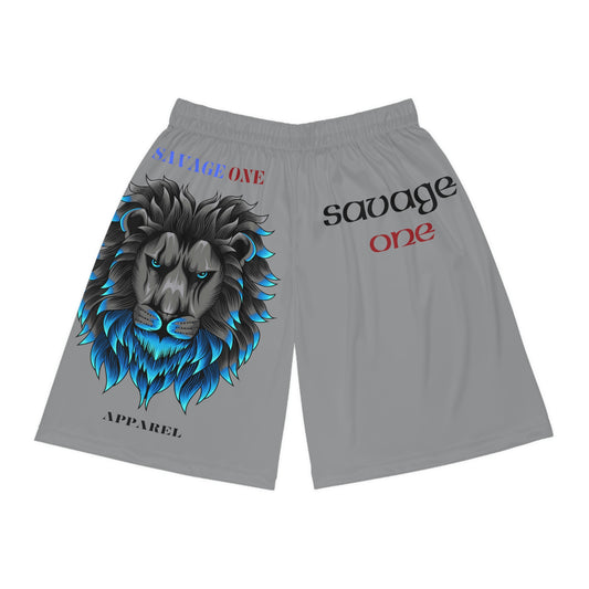 Savage ONE Basketball Shorts (Grey)