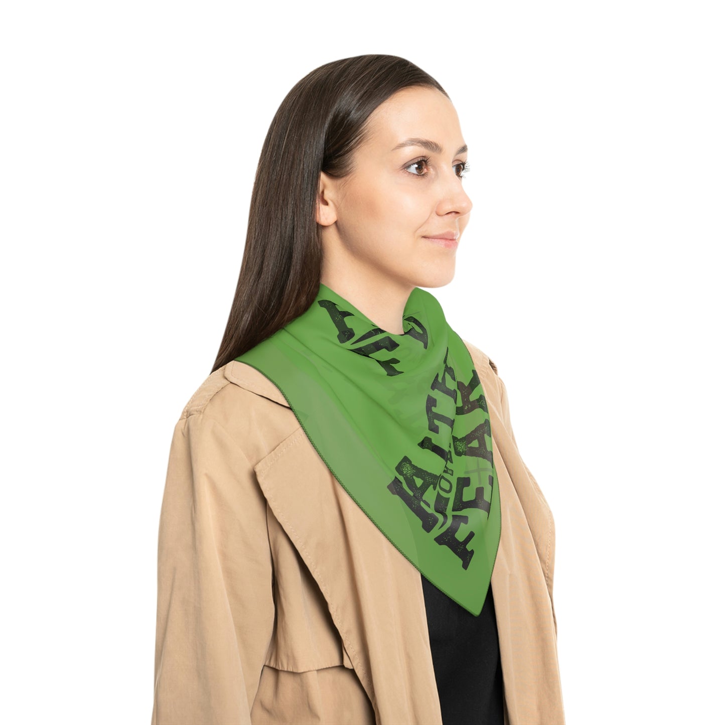 Faith over Fear Poly Scarf