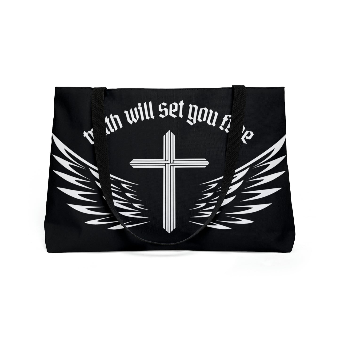 Truth Weekender Tote Bag (Black)