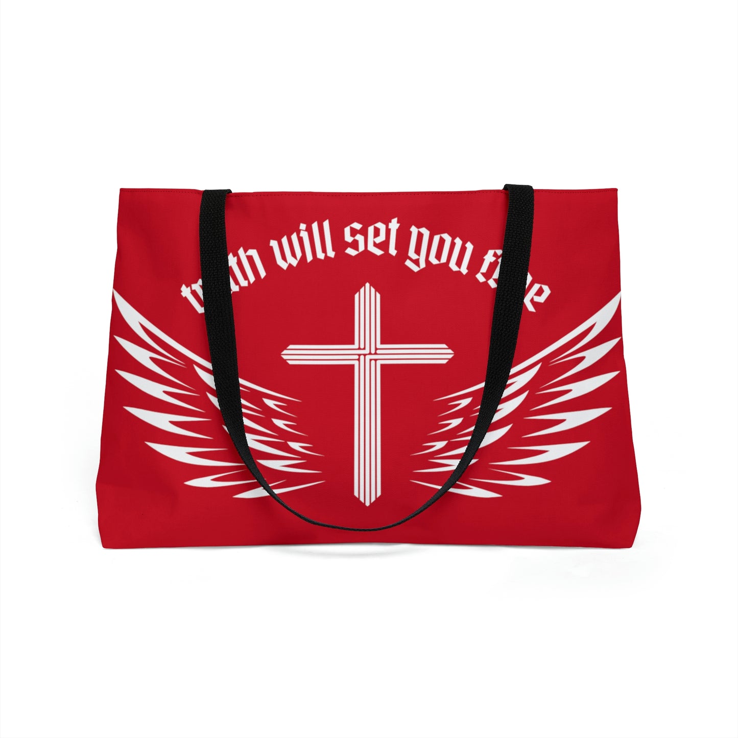 Truth Weekender Tote Bag (Red)