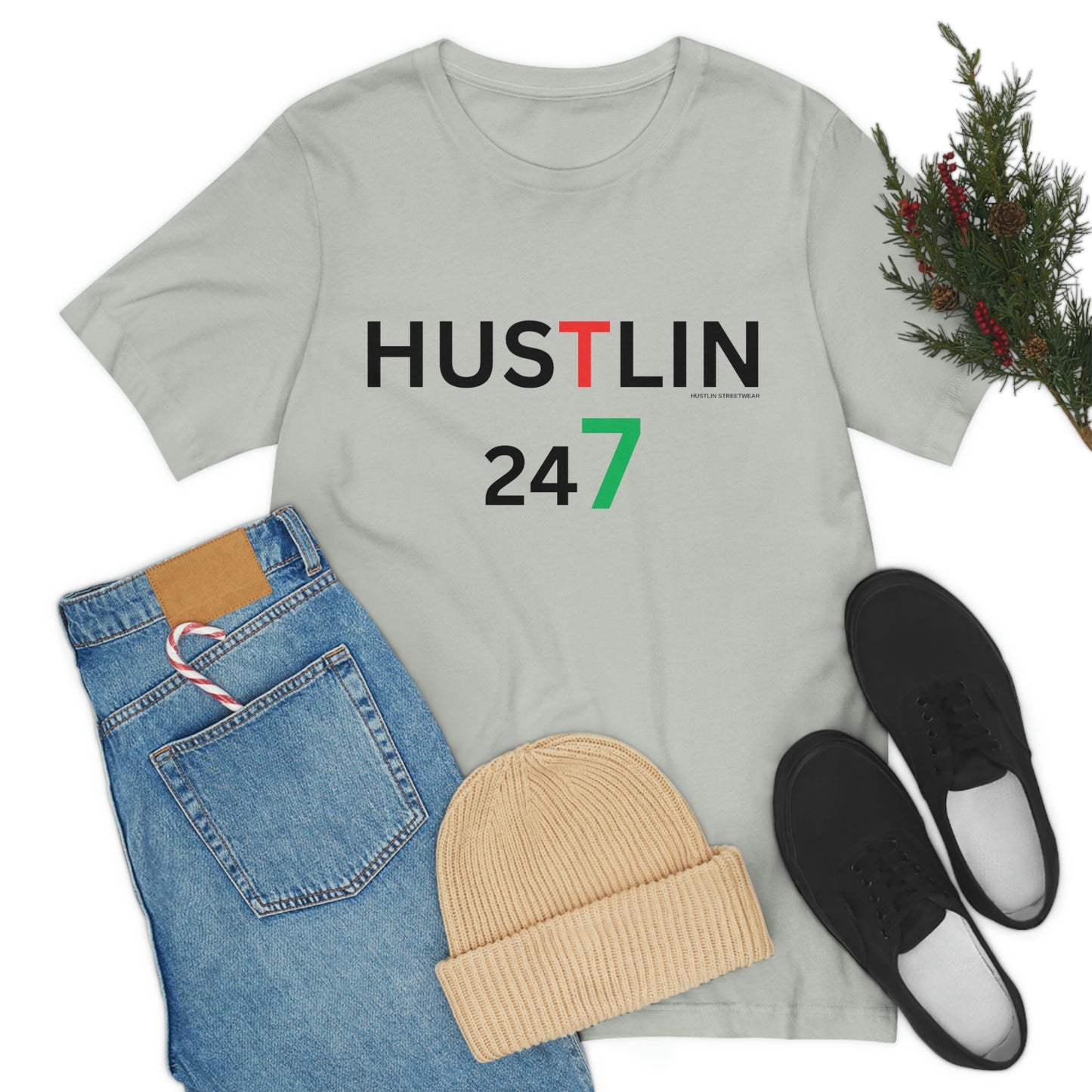 Unisex Hustlin Jersey Short Sleeve Tee