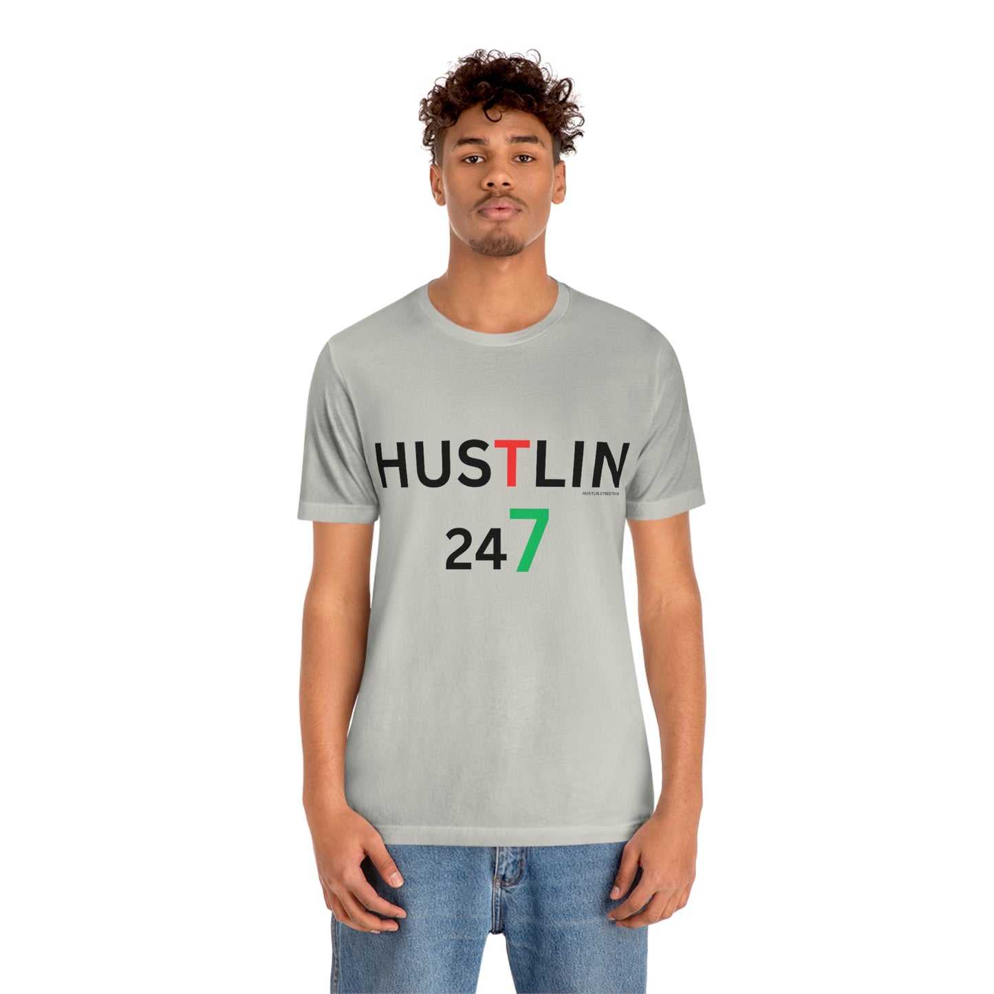 Unisex Hustlin Jersey Short Sleeve Tee