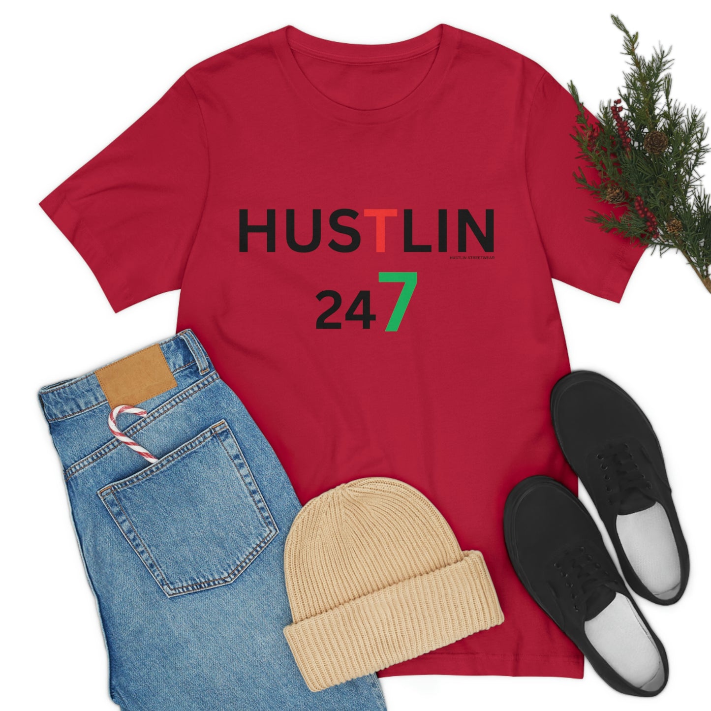 Unisex Hustlin Jersey Short Sleeve Tee