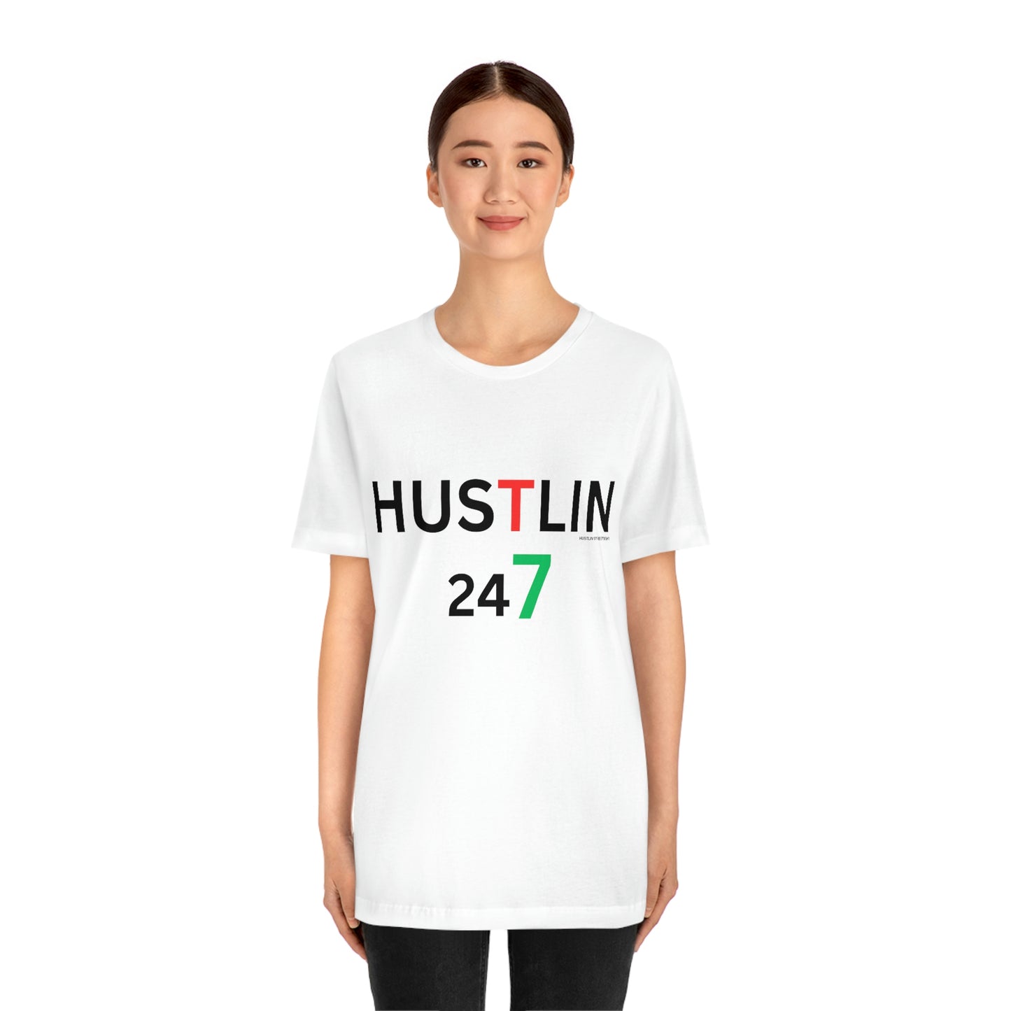 Unisex Hustlin Jersey Short Sleeve Tee