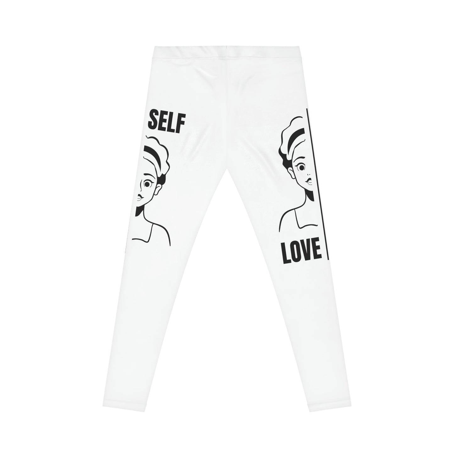 Women's Self Casual Leggings (White)