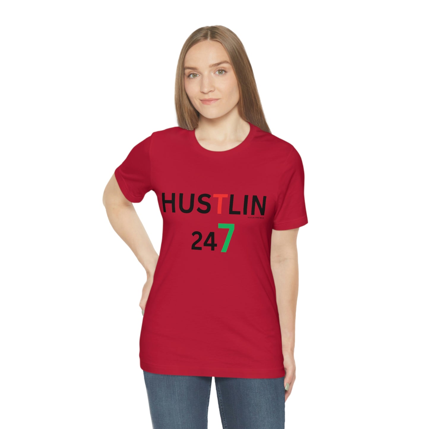 Unisex Hustlin Jersey Short Sleeve Tee