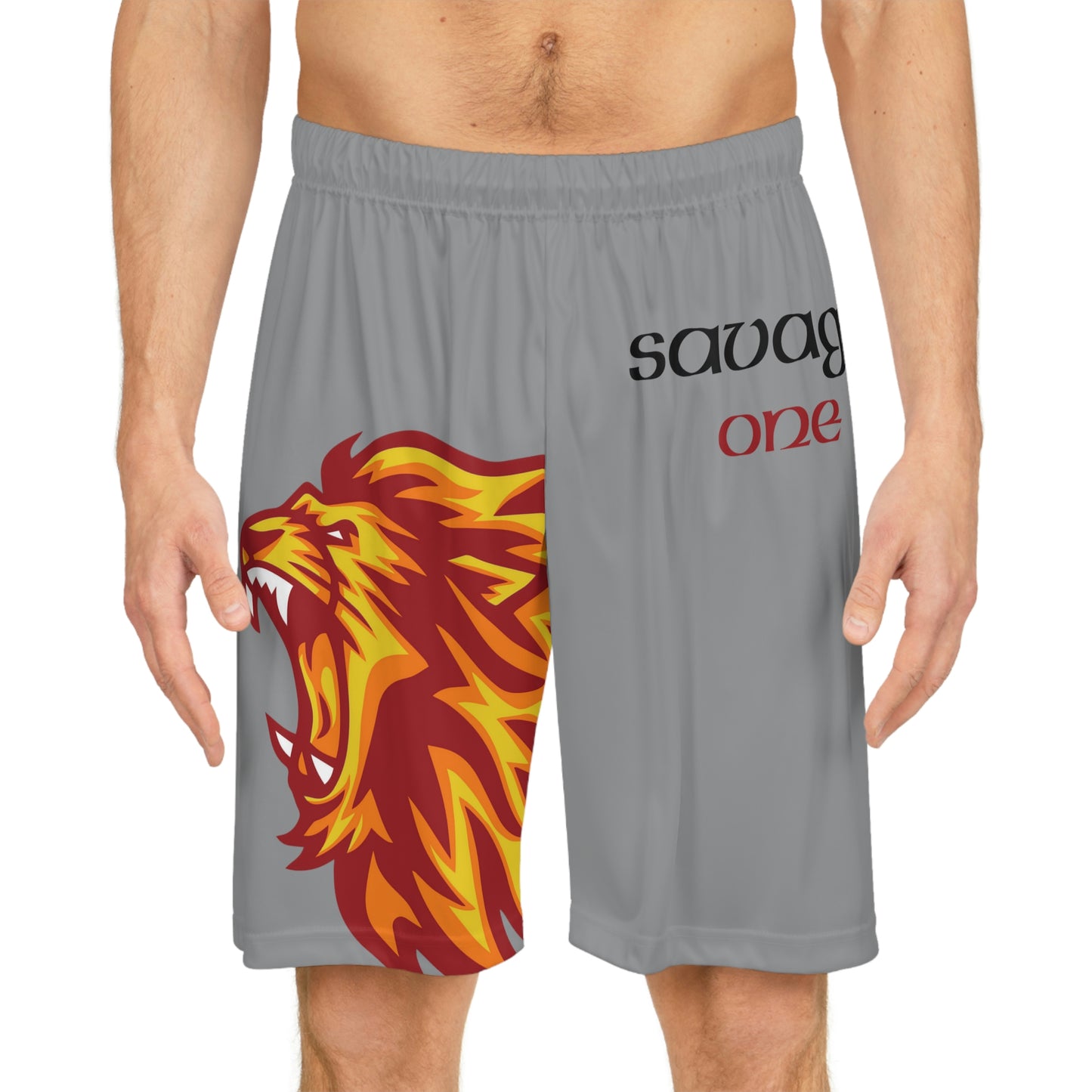 Savage ONE Basketball Shorts (Grey)