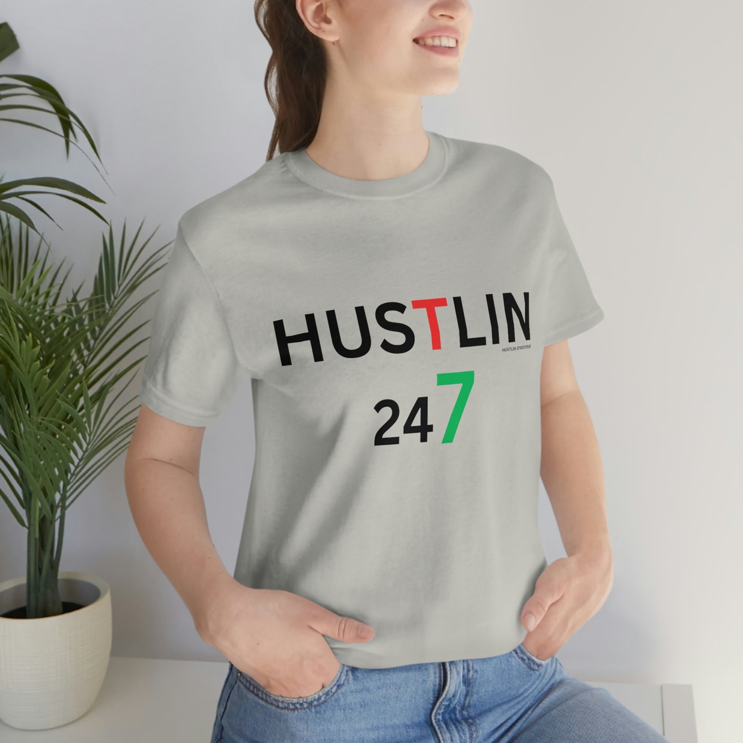 Unisex Hustlin Jersey Short Sleeve Tee