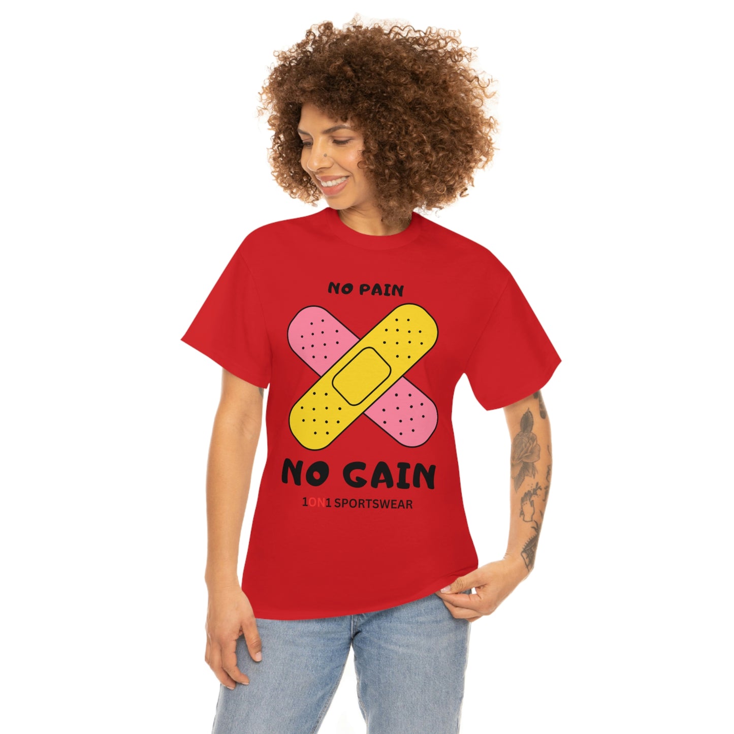 No Pain No Gain Heavy Cotton Tee