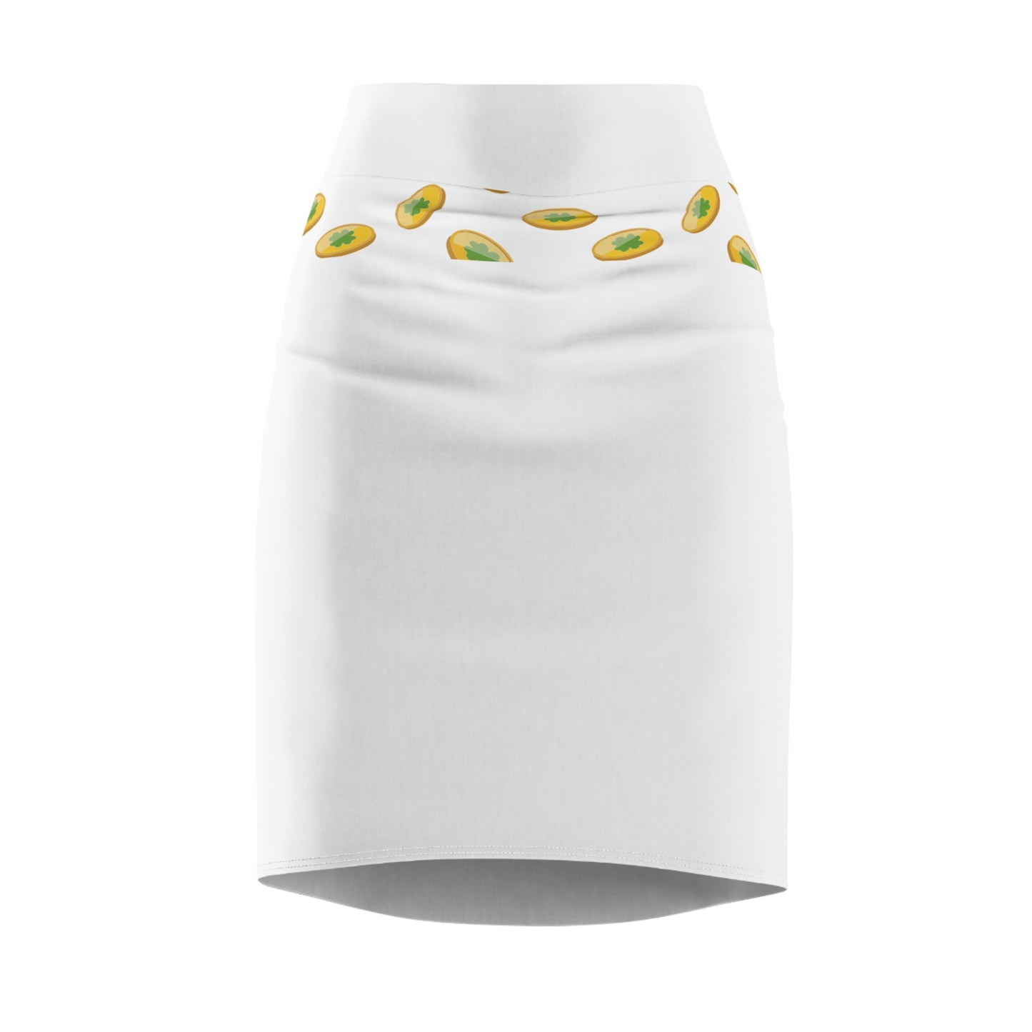 Women's Pencil Skirt (White)