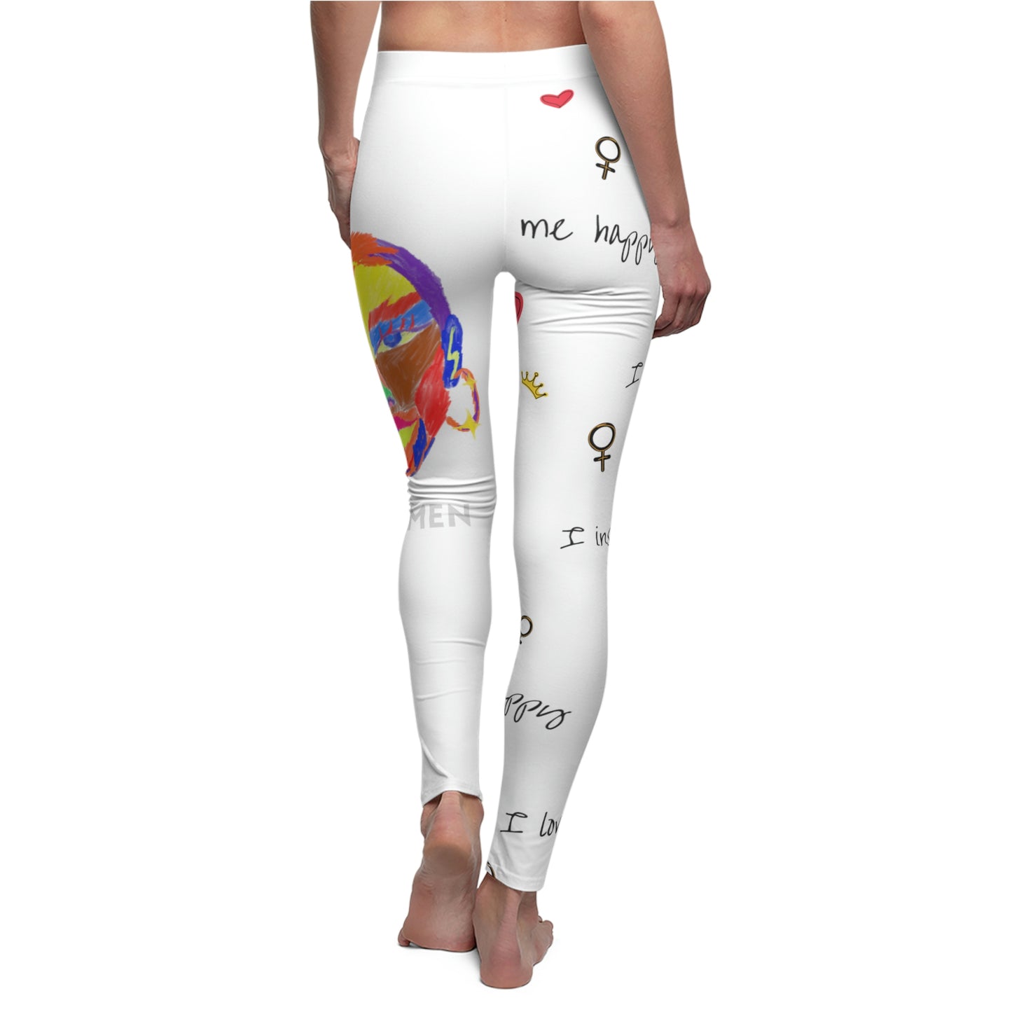 Women's Happy Love Casual Leggings