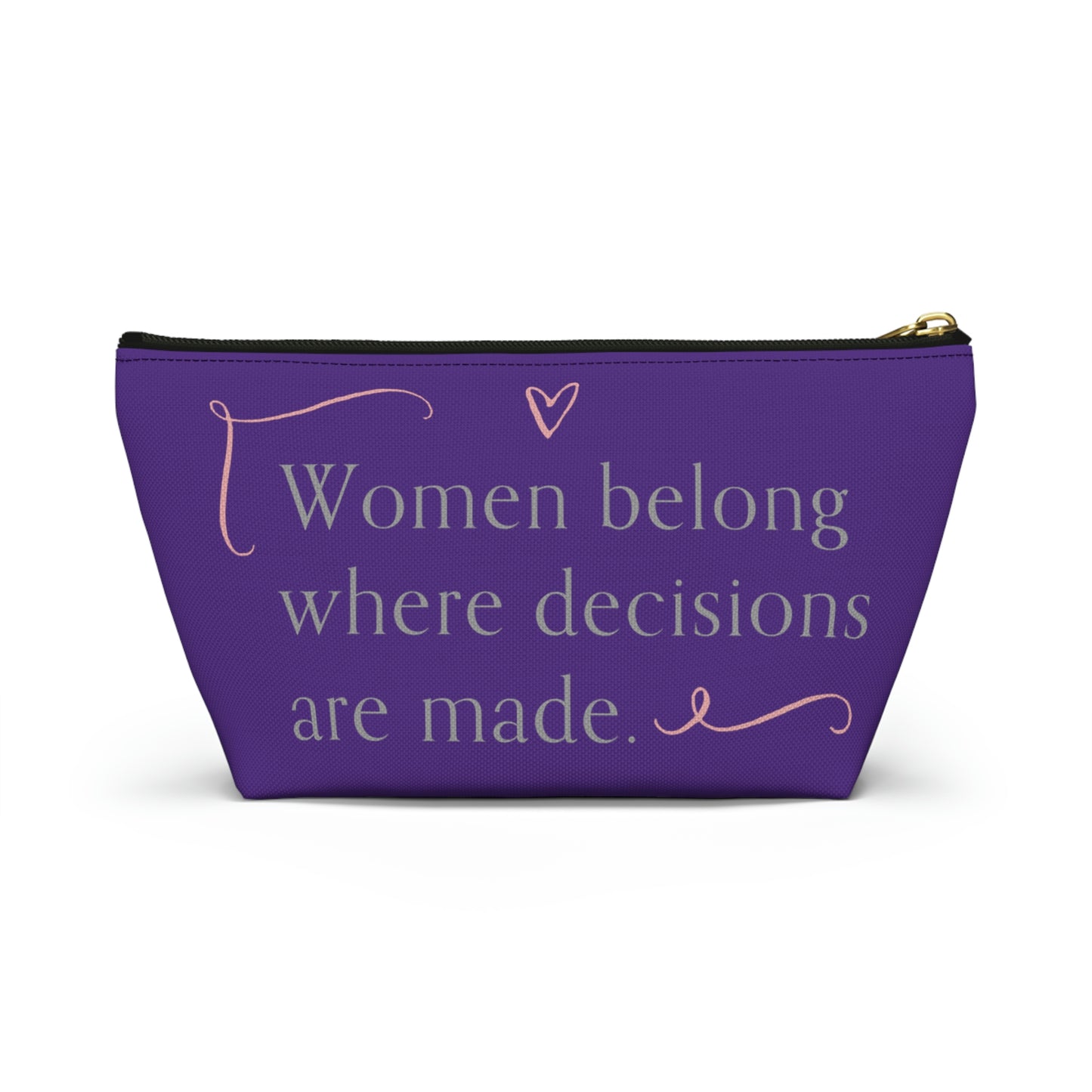 Accessory Purple Pouch w T-bottom