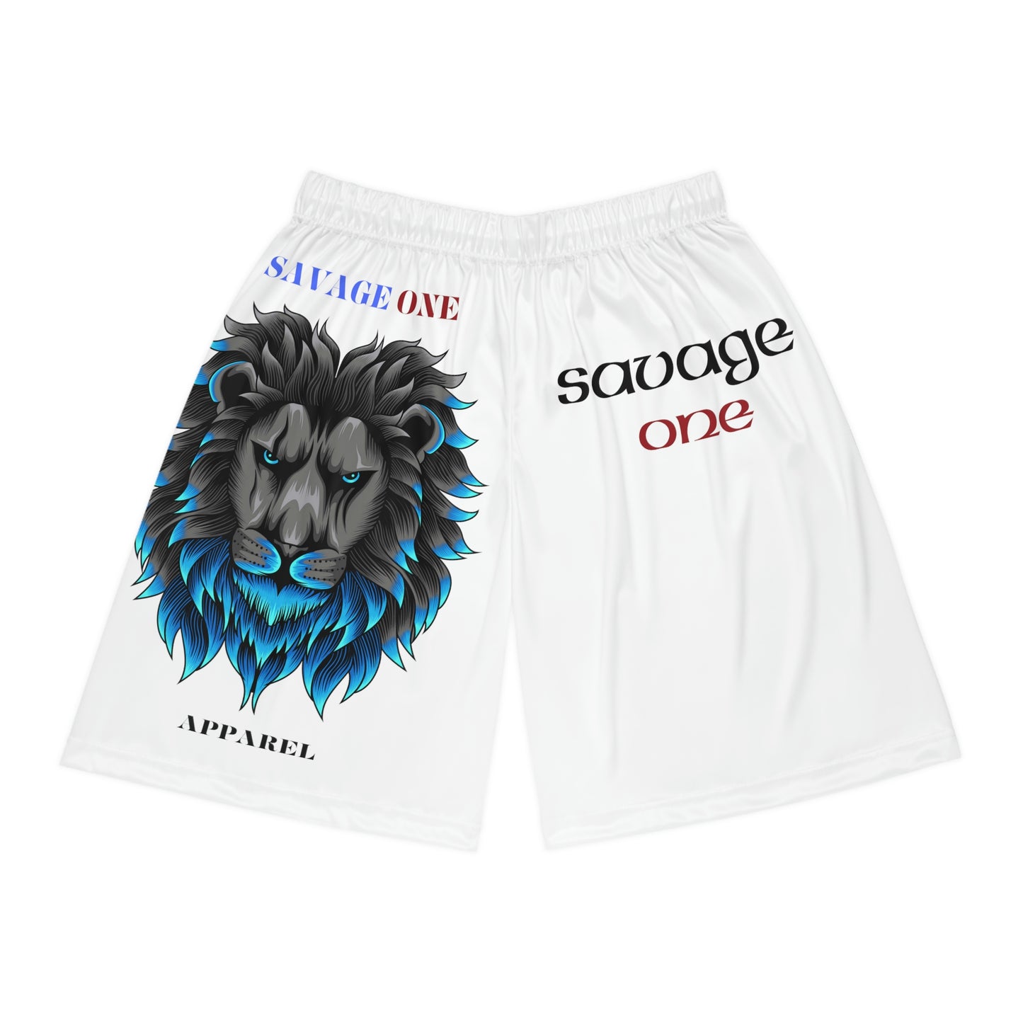 Savage ONE Basketball Shorts (White)