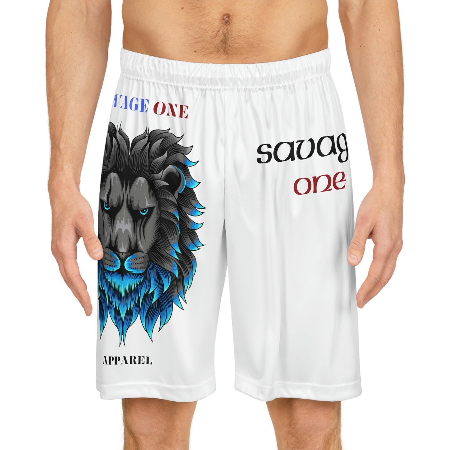 Savage ONE Basketball Shorts (White)