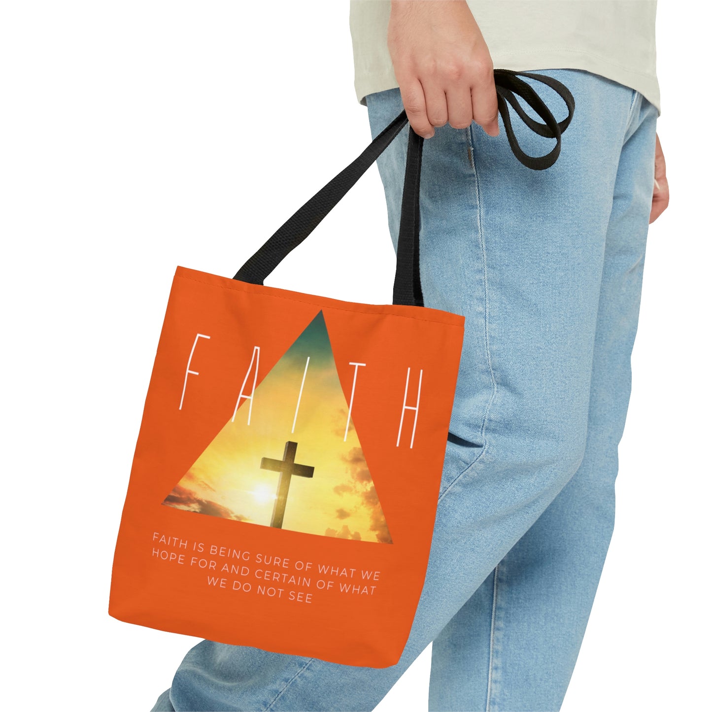 Faith Tote Bag (Orange)