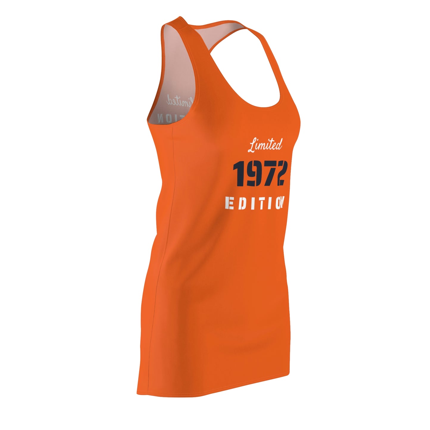 Summer Women's Cut & Sew Racerback Dress (Orange)