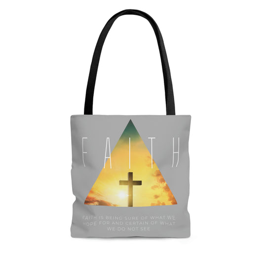 Faith Tote Bag (Grey)