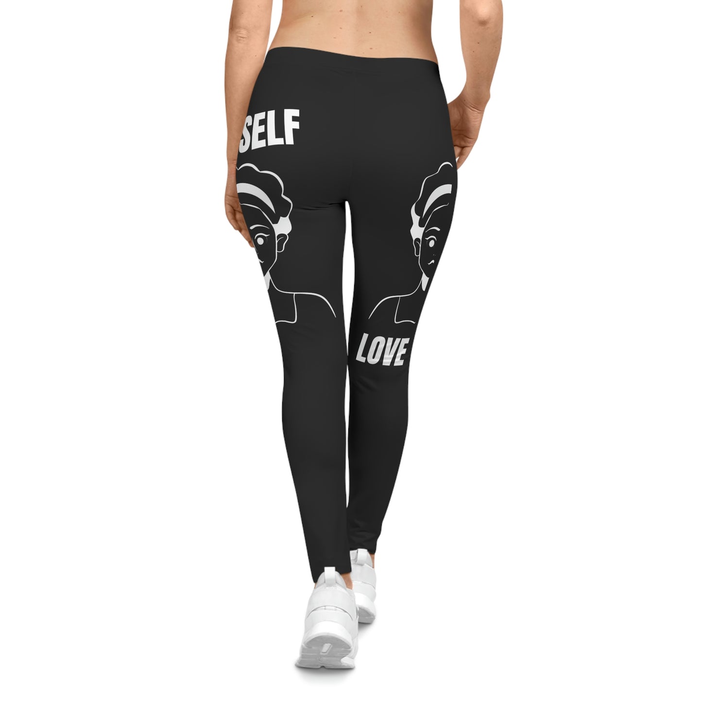 Women's Self Casual Leggings (Black)