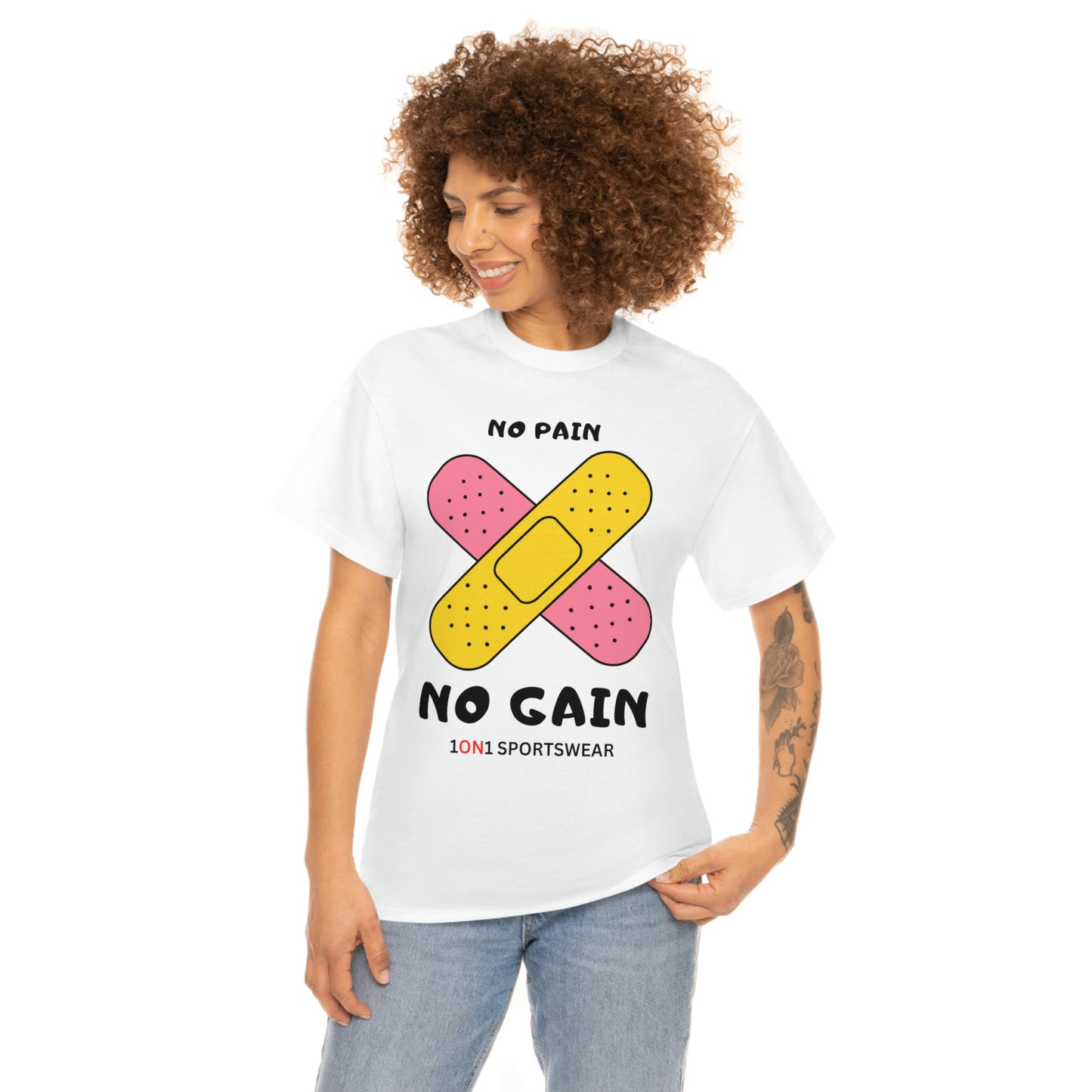 No Pain No Gain Heavy Cotton Tee