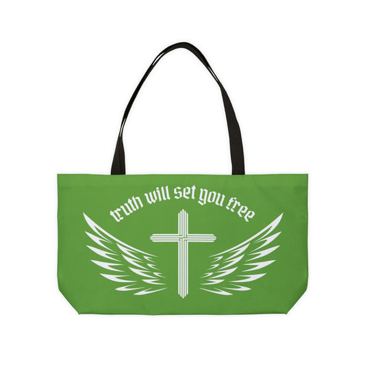 Truth Weekender Tote Bag (Green)