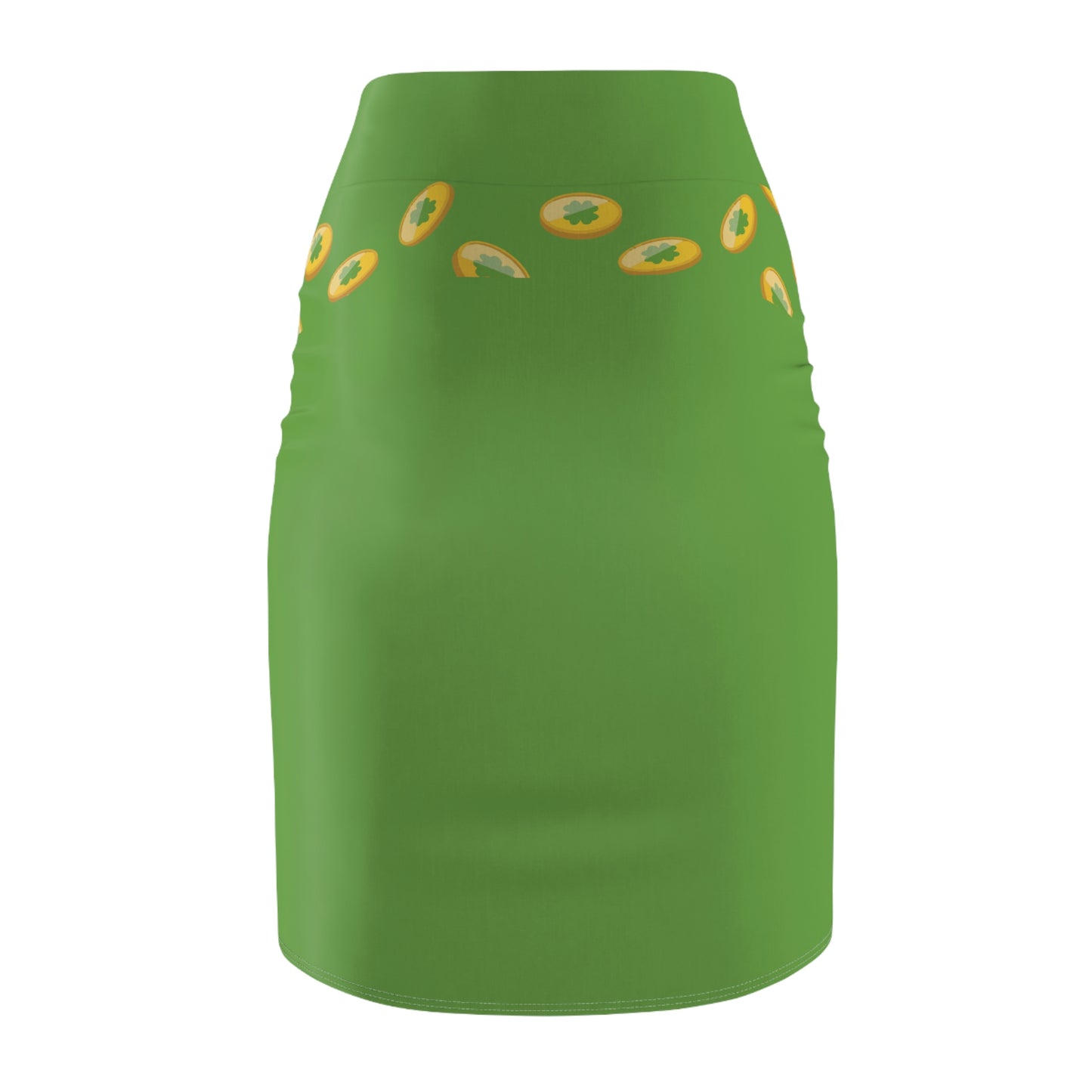 Women's Pencil Skirt (Green)