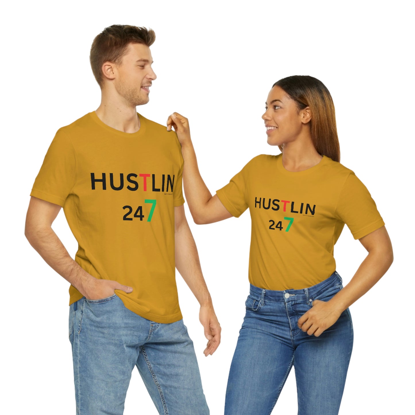 Unisex Hustlin Jersey Short Sleeve Tee